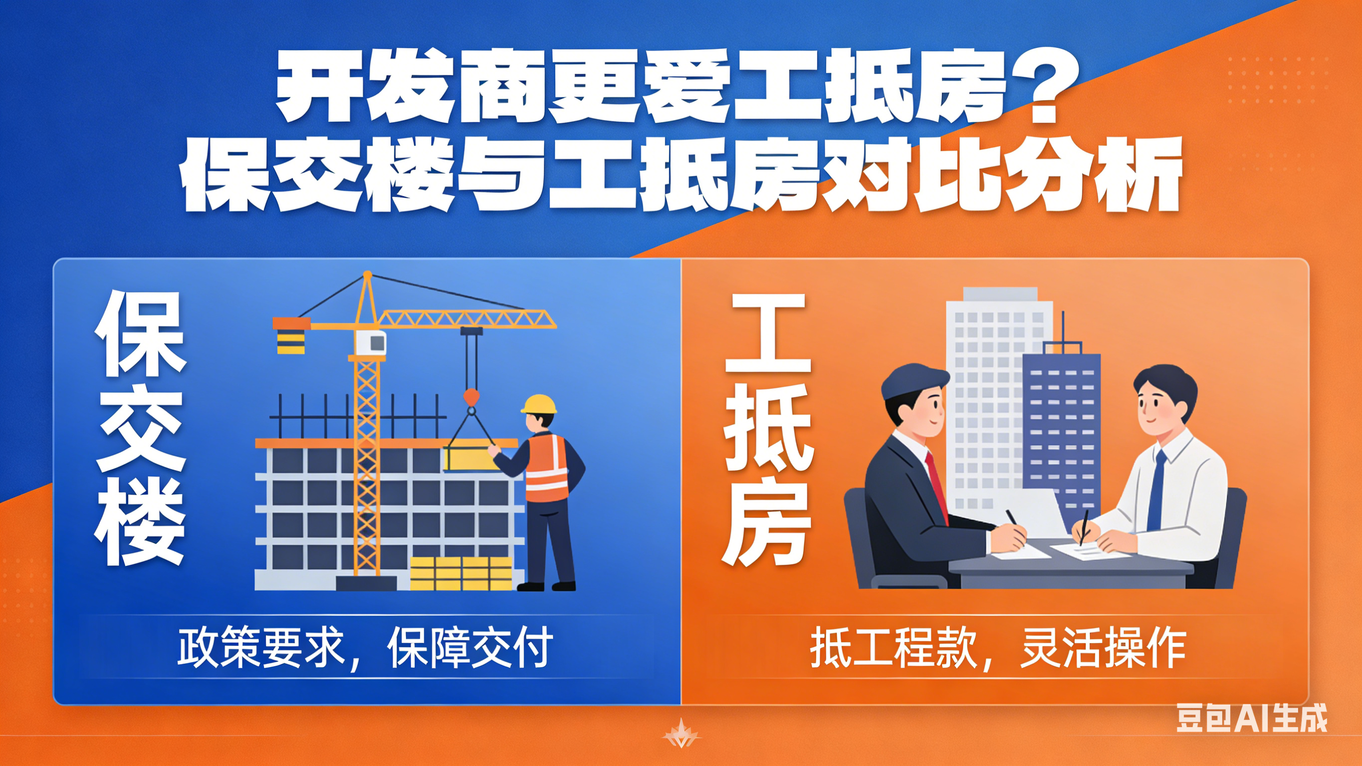 比起保交楼，开发商更爱工抵房
