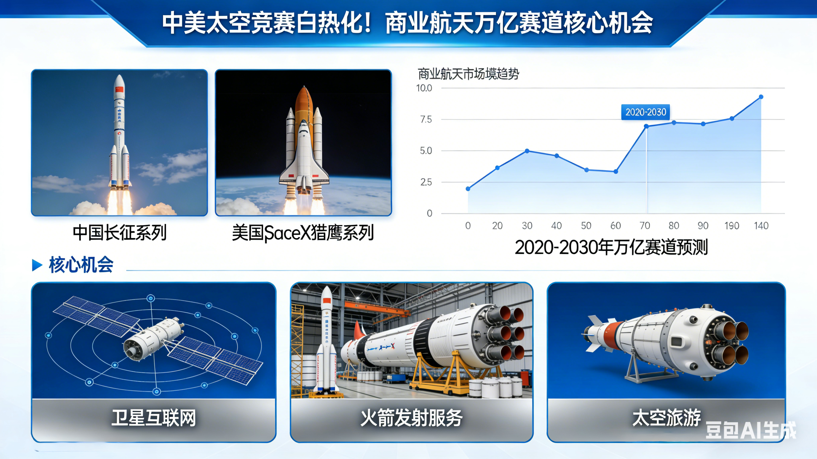 中美太空竞赛白热化！商业航天迎来万亿赛道，这些核心机会必看